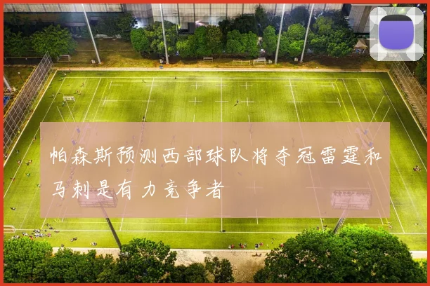 帕森斯预测西部球队将夺冠雷霆和马刺是有力竞争者